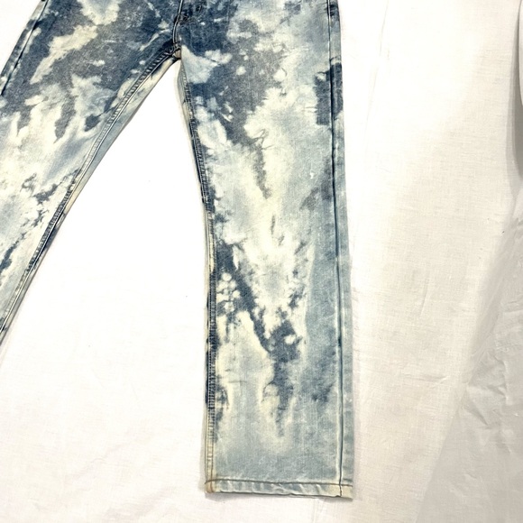 Upcycled Ocean Galaxy Jeans Size 32 x 30 8 10 12 - Picture 4 of 14